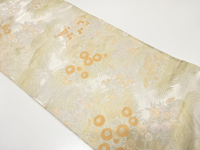 Japanese Kimono / Antique / Fukuro Obi Silk